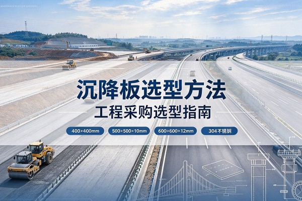 金堂沉降板选择方法