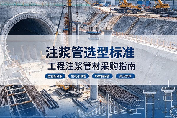 金堂注浆管选型标准