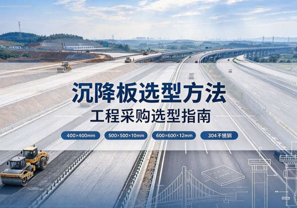 金堂沉降板选择方法