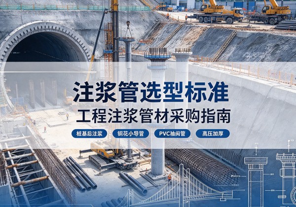 金堂注浆管选型标准